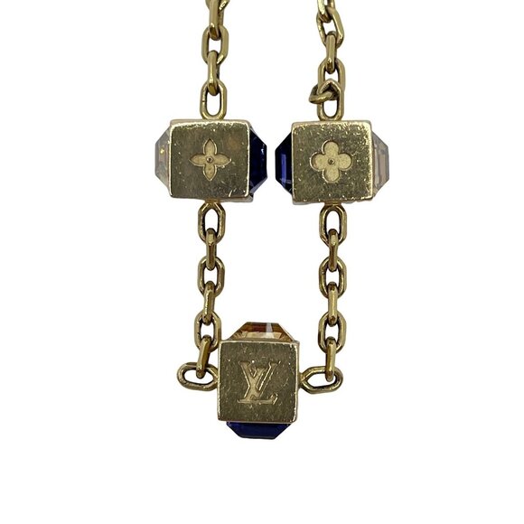 Authentic LOUIS VUITTON Collier Gambling Necklace M65096 Metallic #36634615 - Picture 5 of 11